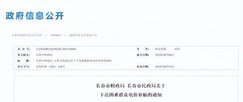 长春市惠民补贴政策详解 如何在线申领与查询